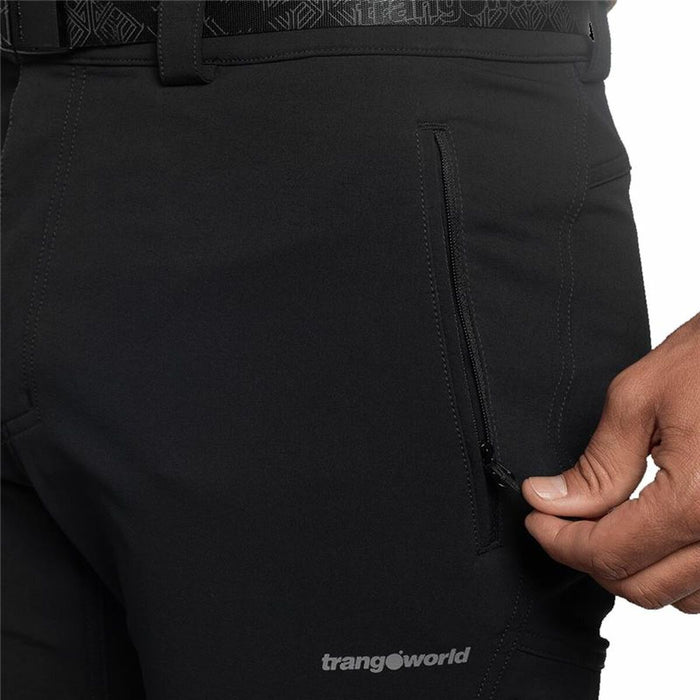 Long Sports Trousers Trangoworld Rovek Dr Black