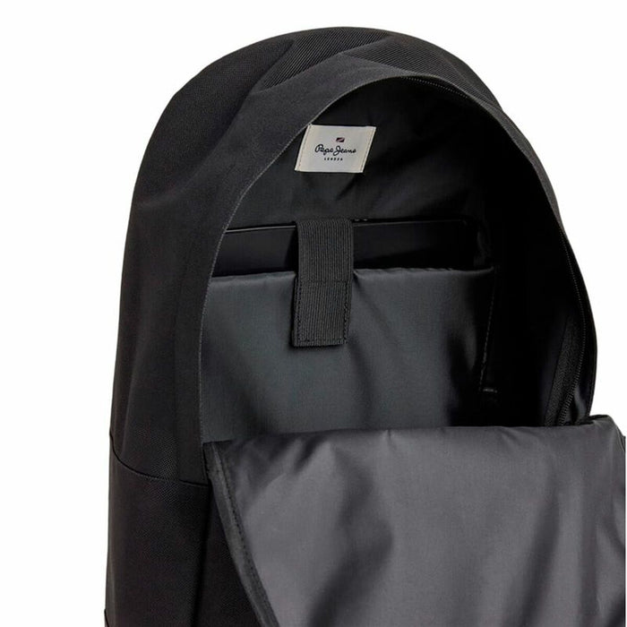 Casual Backpack Pepe Jeans Owen Reflect Black