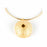 Ladies' Necklace Shabama Trenc Brass Flash gold-plated Elastic