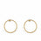 Ladies' Earrings Shabama Suri Brass gold-plated 4 cm