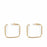 Ladies' Earrings Shabama Moore Brass gold-plated 3 cm