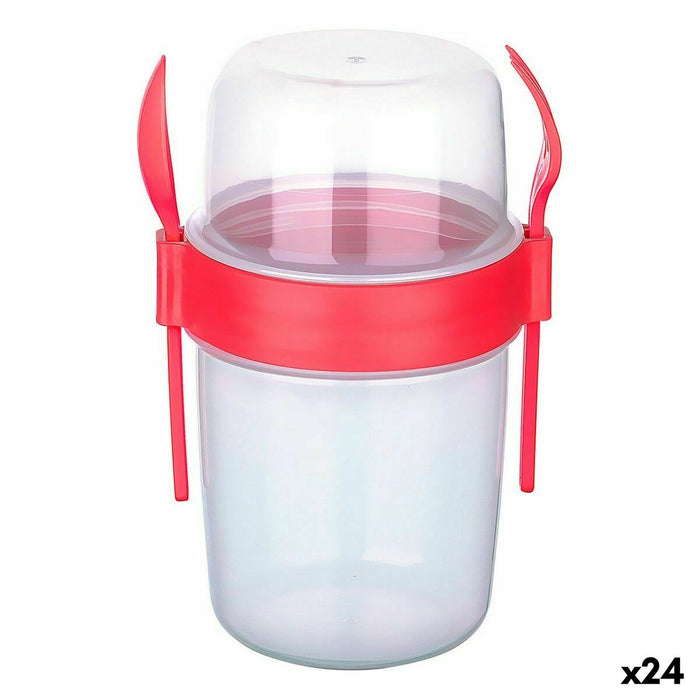 Lunchbox Titiz Spoon Fork 650 ml 10 x 9 x 15 cm (24 Units)