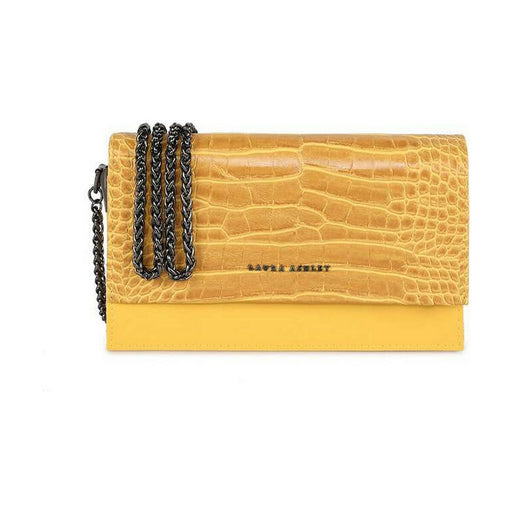 Women's Handbag Laura Ashley DUDLEY-CROCO-YELLOW Yellow (22 x 12 x 5 cm)