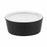 Bowl Inde With lid Melamin White/Black (12 Units)