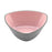 Bowl Melamin Triangular Pink/Grey 13 x 4,5 cm