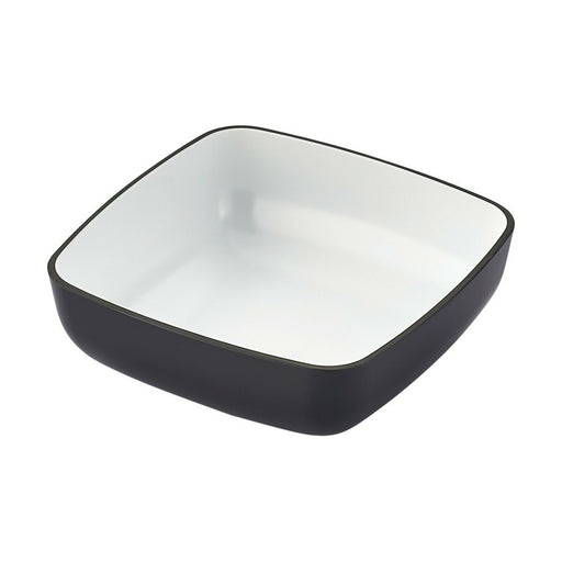 Bowl White/Black Melamin 7,5 x 7,5 x 2,5 cm Squared