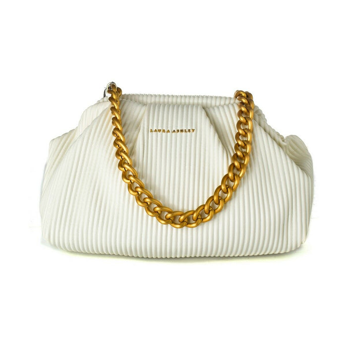 Women's Handbag Laura Ashley DICKENS-STICK-WHITE White (30 x 20 x 9 cm)