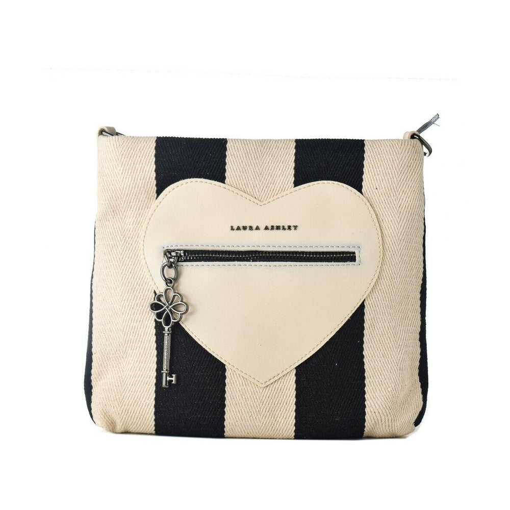 Women's Handbag Laura Ashley DIXIE-BLACK-CREAM Multicolour (24 x 22 x 7 cm)