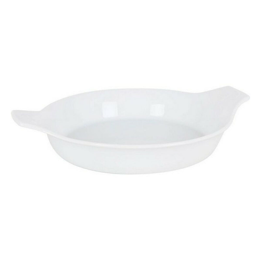 Serving Platter Porcelain White (ø 22 x 4 cm)