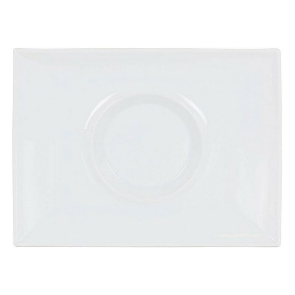 Flat plate Gourmet Porcelain White (29,5 x 22 x 3 cm)