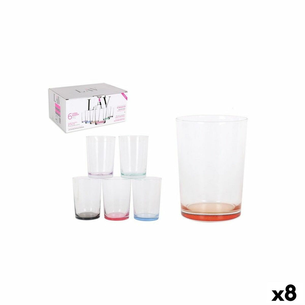 Glass LAV 52429 Cake 6 Pieces (8 Units) (520 cc)