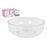 Salad Bowl LAV CP112-1 Transparent Crystal 23 x 23 x 10 cm (4 Units) (2600 cc) (ø 23 x 9,4 cm)