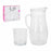 Set LAV Jug Glasses Crystal 7 Pieces (4 Units) (7 pcs)