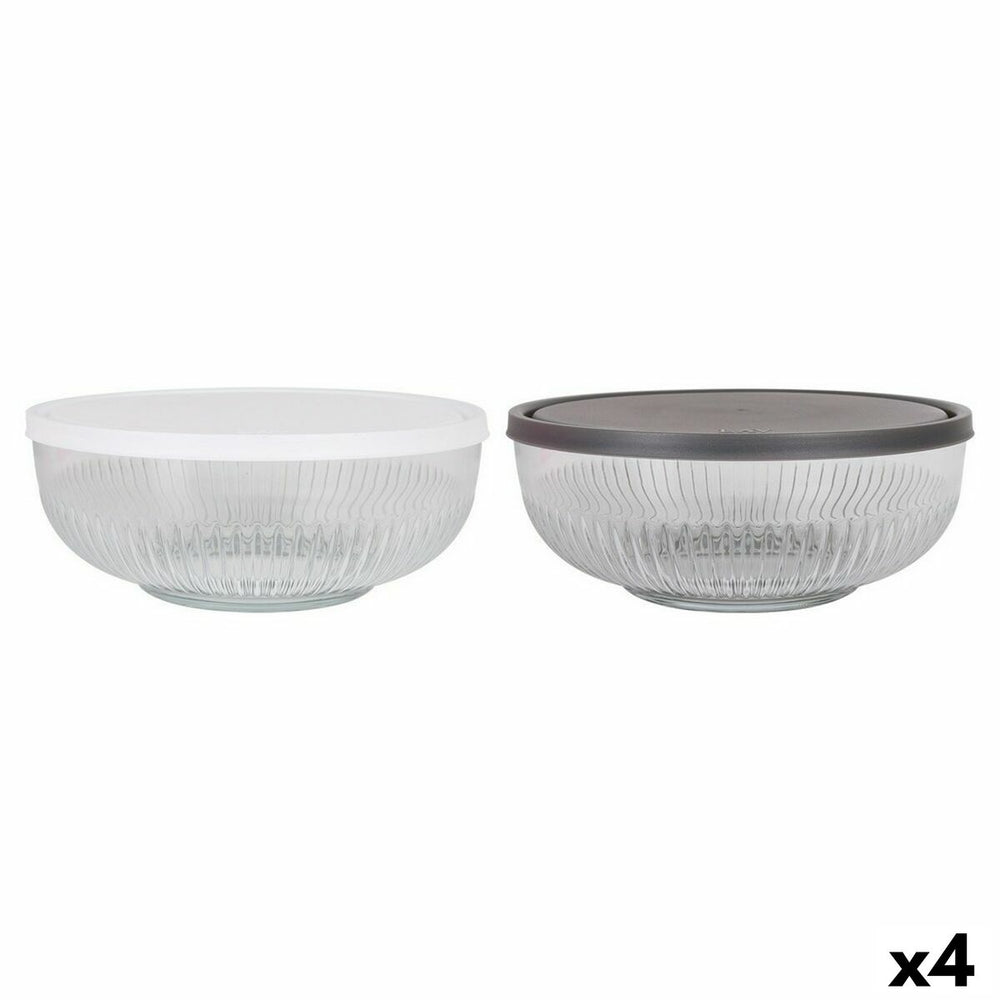 Salad Bowl LAV Tokyo Crystal 2,6 L (4 Units)
