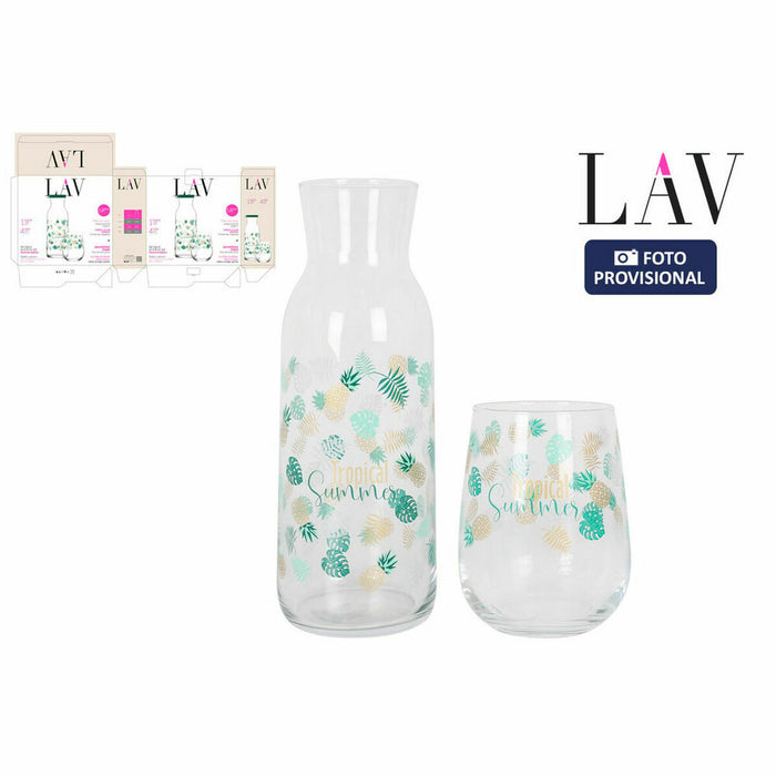 Jug LAV Tropical Summer Glasses 475 ml (6 Units)