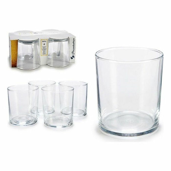 Set of glasses Crystal Transparent