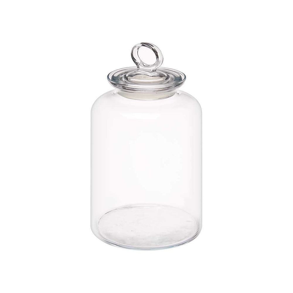 Jar Kitchen Transparent Glass Silicone 2,6 L