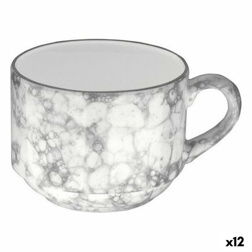 Cup Viejo Valle Rocks Porcelain 180 ml Black (12 Units)