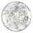 Plate Gourmet Porcelain Black/White (13 x 13 x 2 cm)