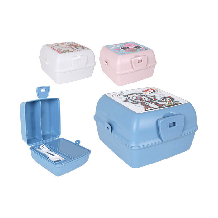 Lunch box Titiz 13 x 13 x 9 cm Plastic