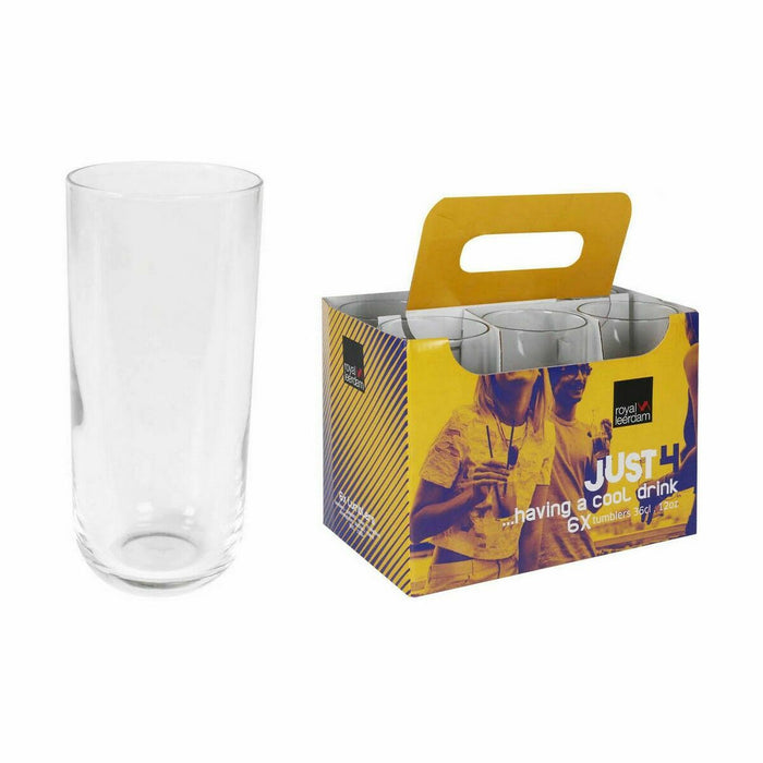 Set of glasses Royal Leerdam Just4 360 ml 6 Pieces (4 Units)