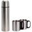 Travel thermos flask Redcliffs Stainless steel 1 L 2 Cups (3 Pieces)