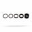 Nylon spacers Shimano PR320492 Black (4 pcs)