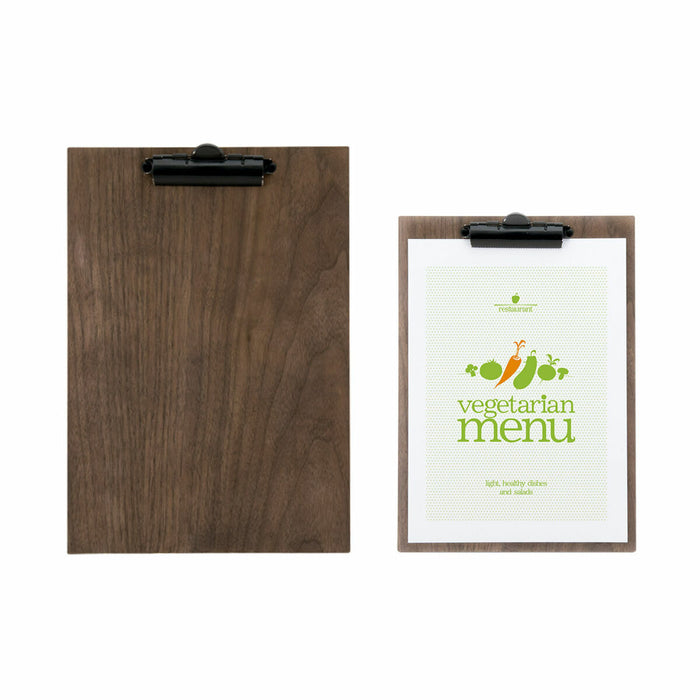 Menu holders Securit Walnut 33 x 23 x 2,2 cm Wood