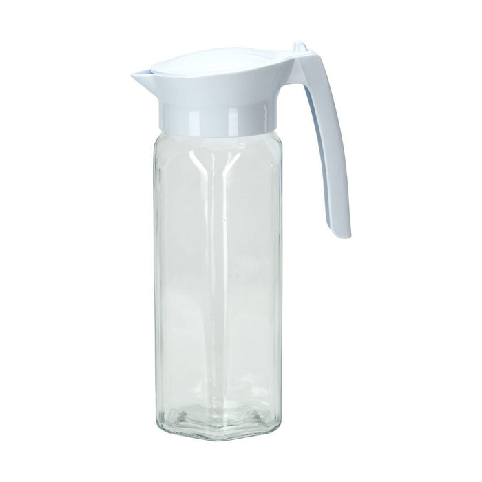 Transparent Glass Jug Excellent Houseware White Transparent Crystal 1,5 L