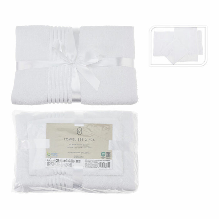 Towel set Essentials White (3 Pieces)