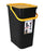 Recycling Waste Bin Tontarelli Moda 24 L Yellow