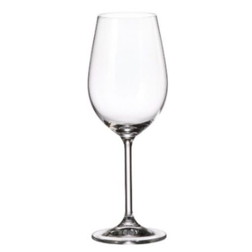 Set of cups Bohemia Crystal Clara 350 ml 6 x 8 x 22 cm White 6 Units