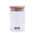 Transparent Glass Jar Quttin    6,5 x 11 cm 250 ml