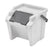 Recycling Waste Bin Tontarelli Moda White 28 L Stackable