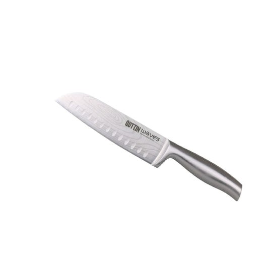Santoku Knife Quttin Santoku Waves Silver (17 cm)