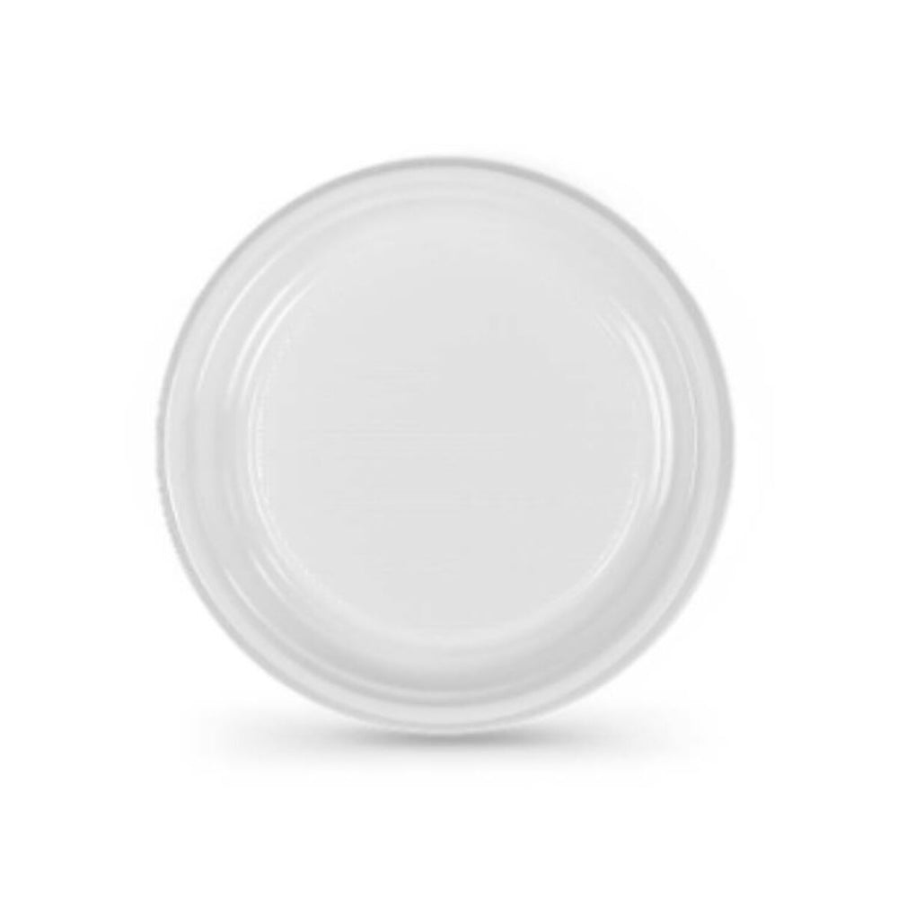 Set of reusable plates Algon White 20,5 cm 10 Units