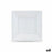 Set of reusable plates Algon White Plastic 18 cm (6 Units)