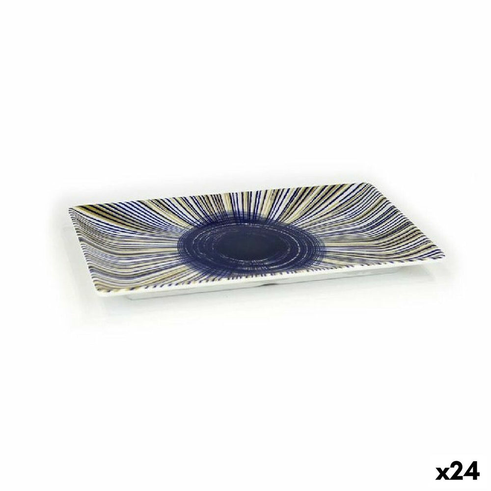 Tray La Mediterránea Irys Melamin 20 x 13 x 1,5 cm (24 Units)