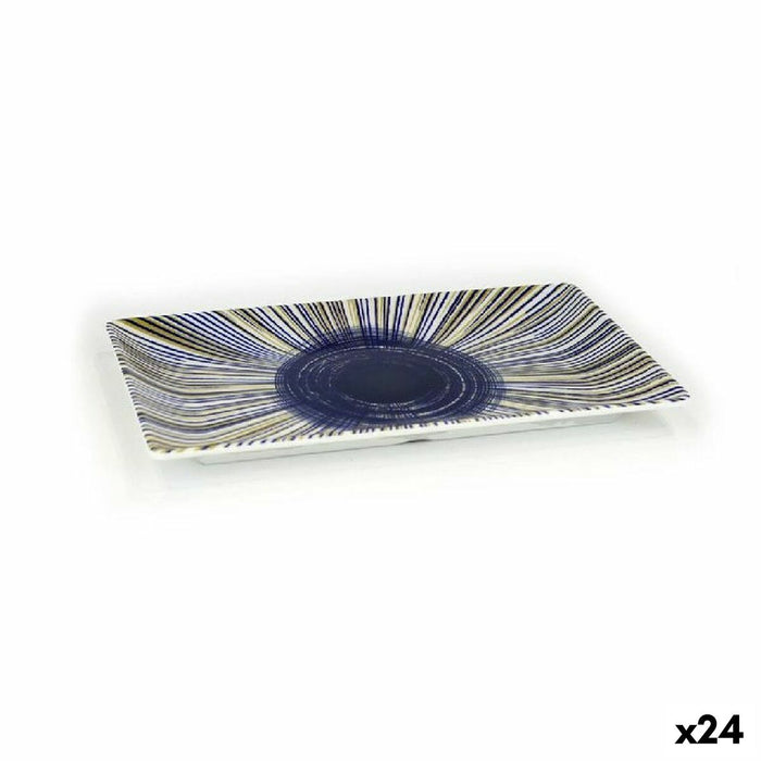 Tray La Mediterránea Irys Melamin 20 x 13 x 1,5 cm (24 Units)