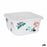 Square Lunch Box with Lid La Mediterránea Alba Melamin 13 x 13 x 6,5 cm (18 Units)