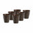 Set of glasses Duralex Picardie Brown 6 Pieces 90 ml (8 Units)