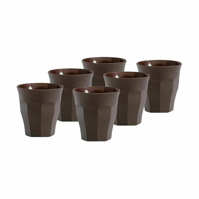 Set of glasses Duralex Picardie Brown 6 Pieces 90 ml (8 Units)