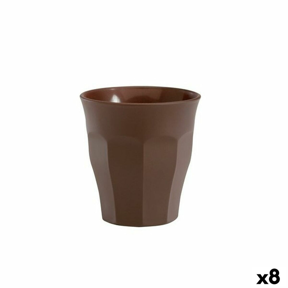 Set of glasses Duralex Picardie Brown 6 Pieces 90 ml (8 Units)