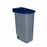 Dustbin with Wheels Denox 85 L Blue 58 x 41 x 76 cm