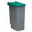 Dustbin with Wheels Denox 85 L Green 58 x 41 x 76 cm