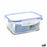 Hermetic Lunch Box Borgonovo Superblock Rectangular 17,5 x 13 x 7,5 cm (6 Units)