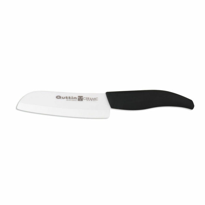 Santoku Knife Quttin   Ceramic Black