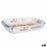 Oven Dish Quttin   Transparent 3 L Glass Rectangular 35,4 x 22 x 5,5 cm (6 Units)