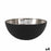 Salad Bowl Quttin   Black Silver 29 x 12 cm Steel (4 Units)