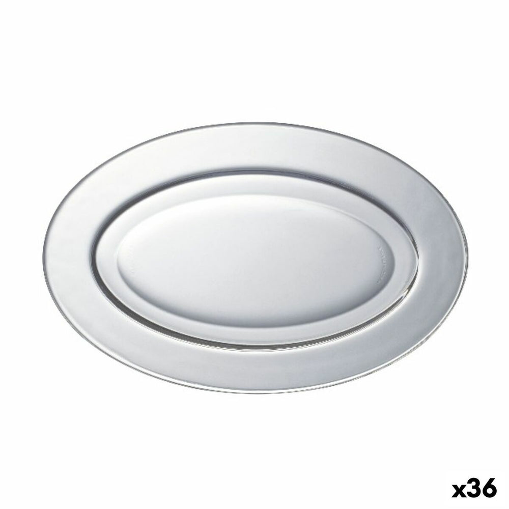 Serving Platter Duralex Lys Crystal 26 x 16,8 x 3 cm (36 Units)